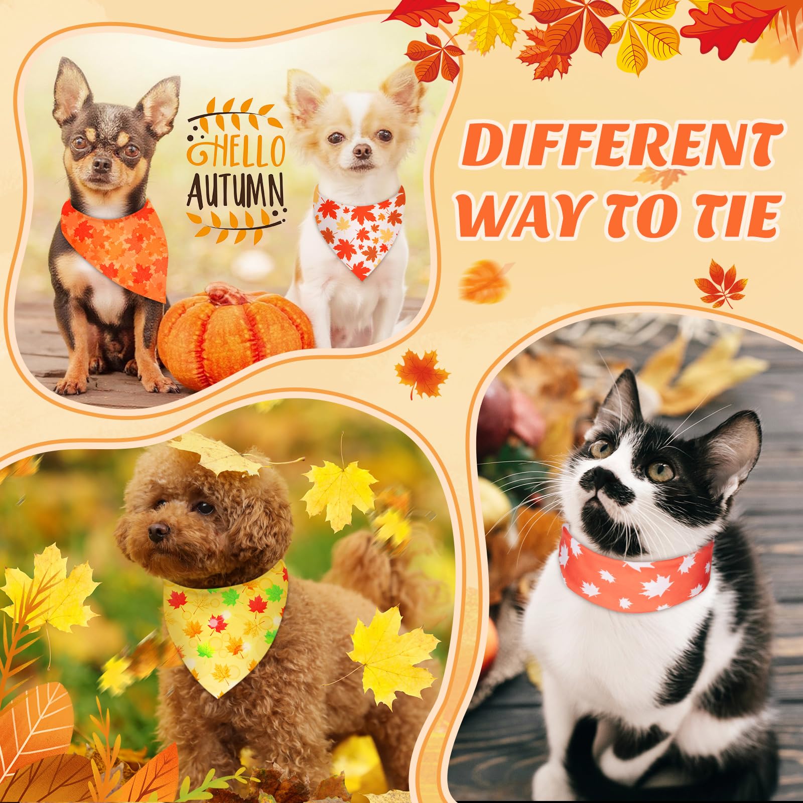 Chunful Santa-design dog bandana for cute Christmas celebrations