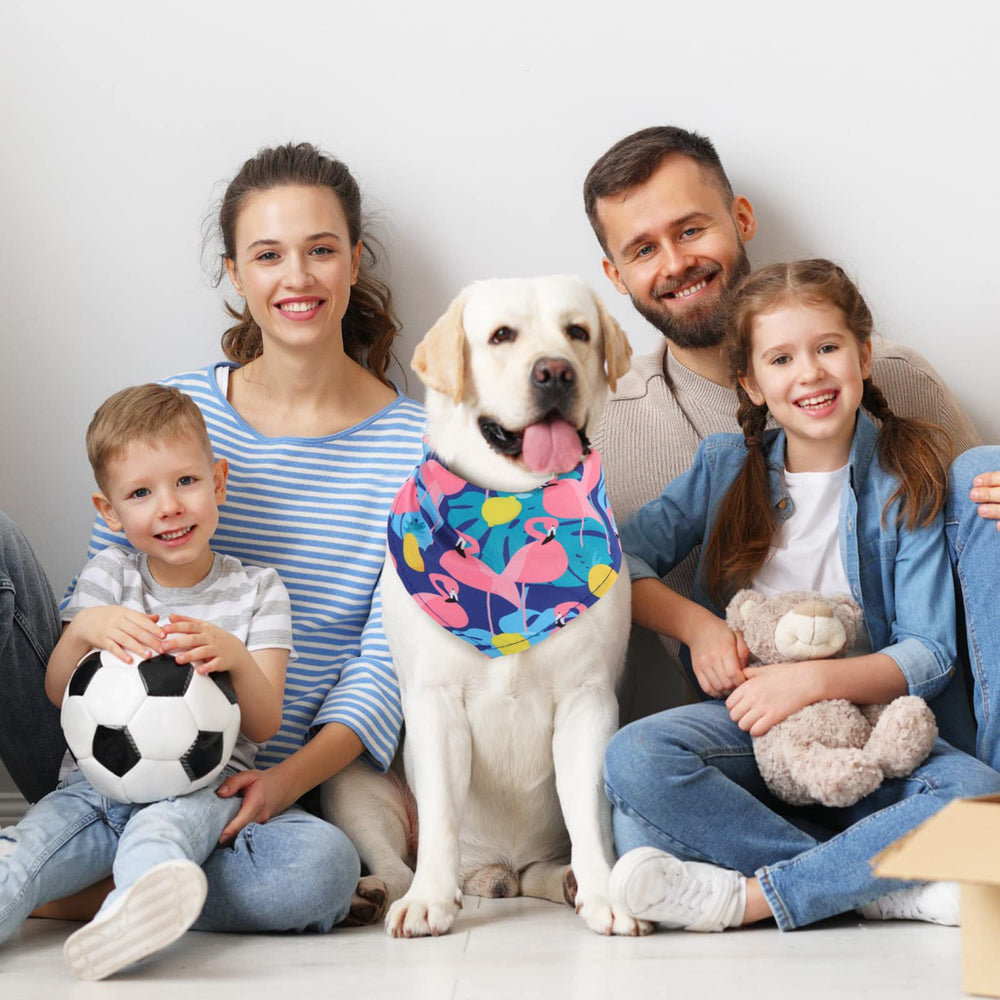 Chunful dog bandanas 100-pack bulk for versatile styling
