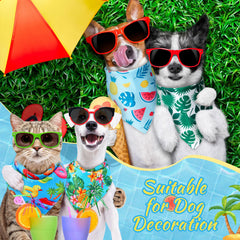 Chunful autumn leaf pattern dog bandana adds cozy seasonal charm