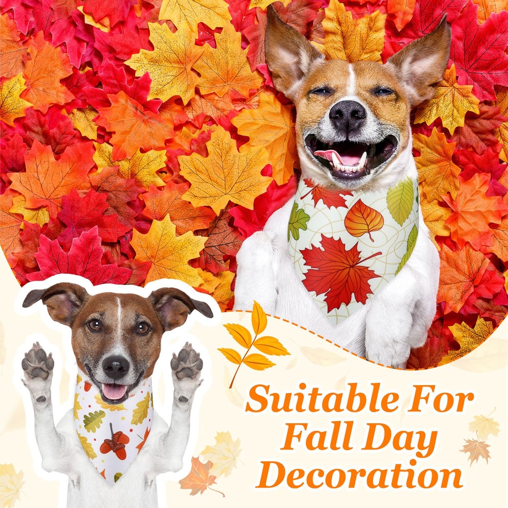 Chunful leaf-pattern bandana close-up showing crisp leaf prints and soft fabric