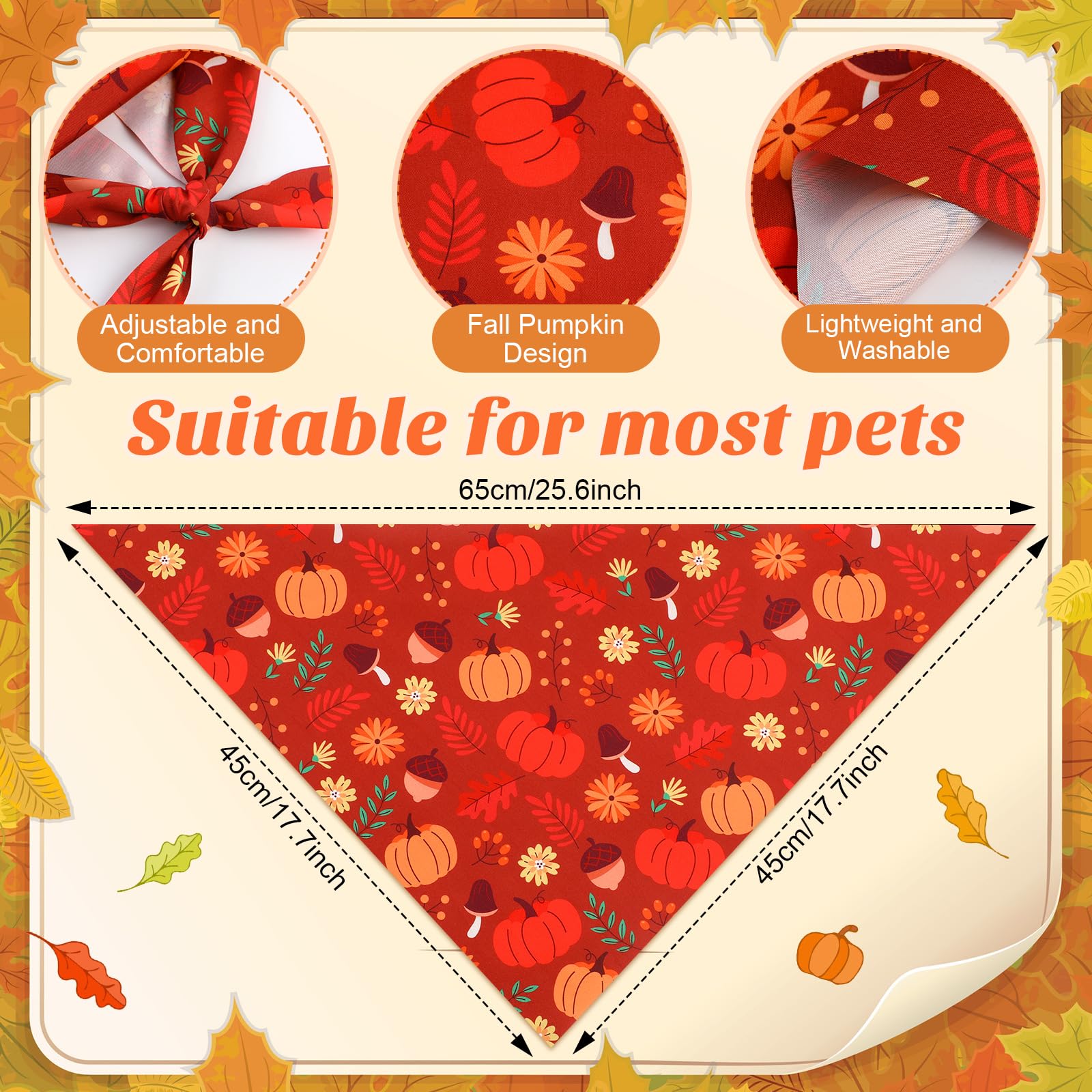 Chunful 120-piece bulk set offers versatile autumn outfits for dogs.