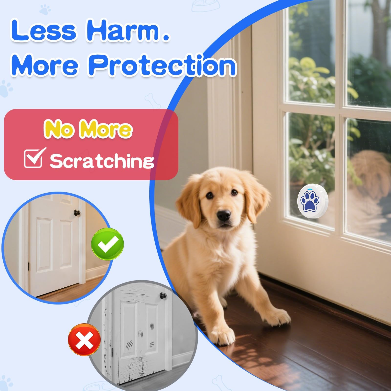 ChunHee dog bells 5-second setup enables tool-free mounting.