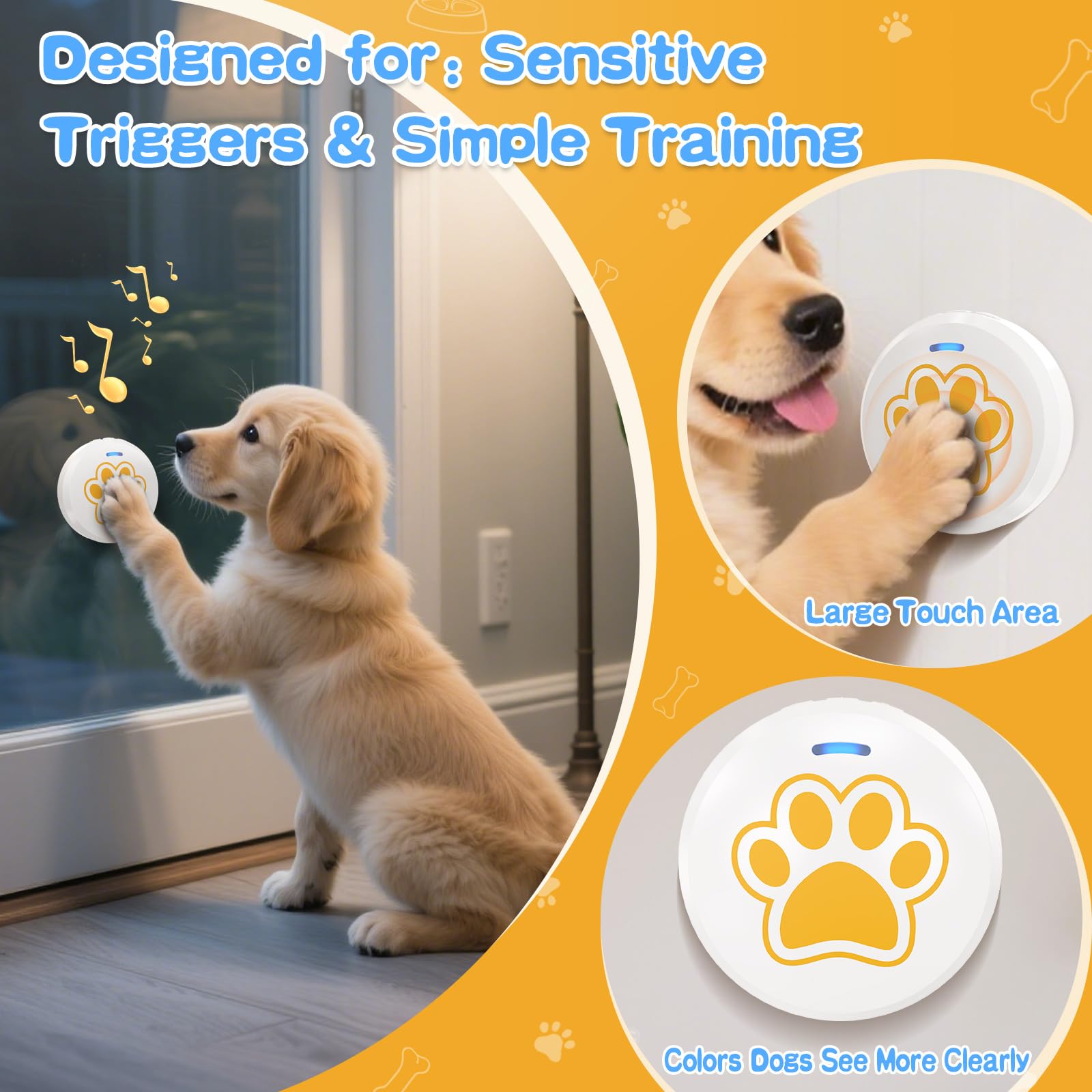 ChunHee Dog Bells battery life lasts thousands of rings.