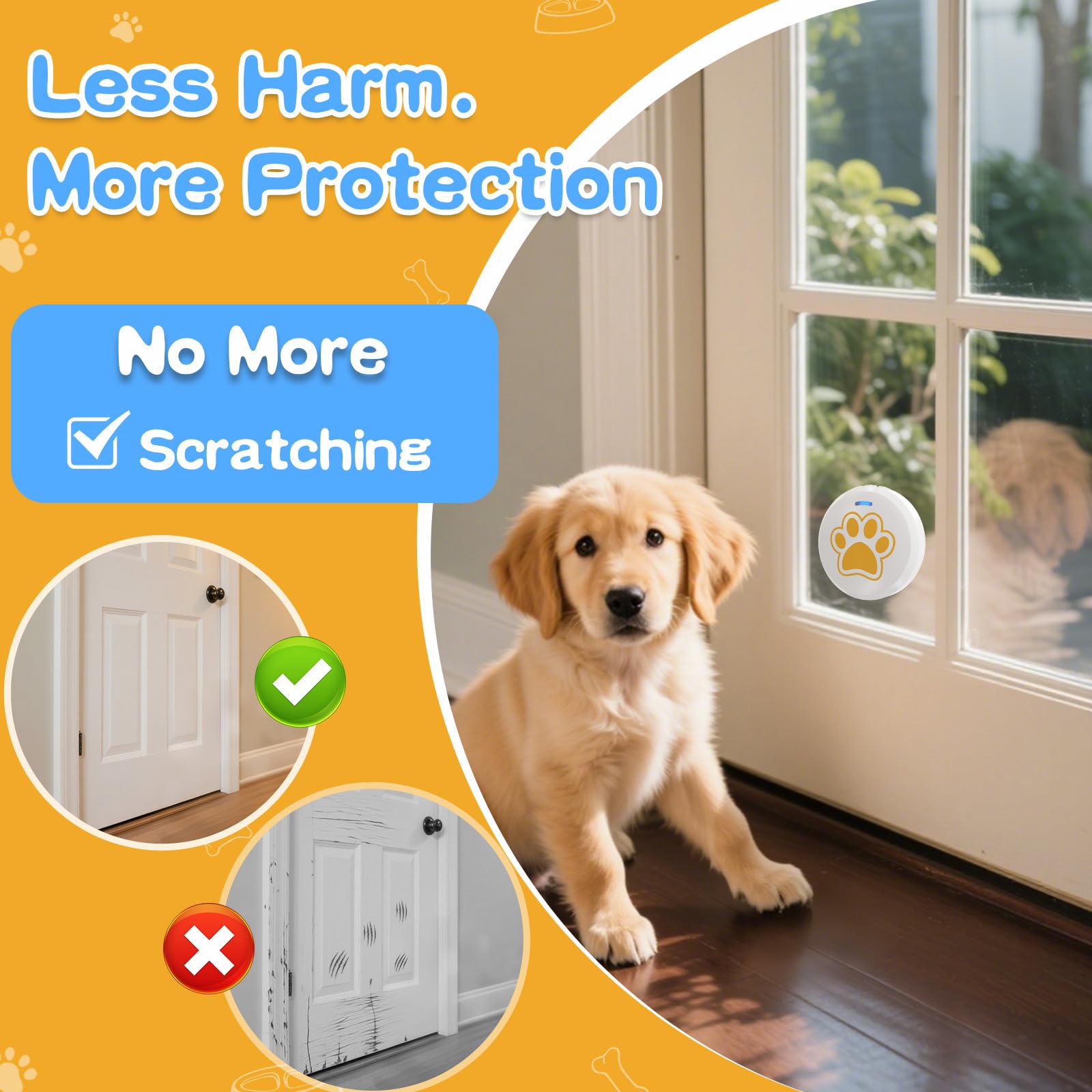 ChunHee Dog Bells adjustable volume for apartments and homes.