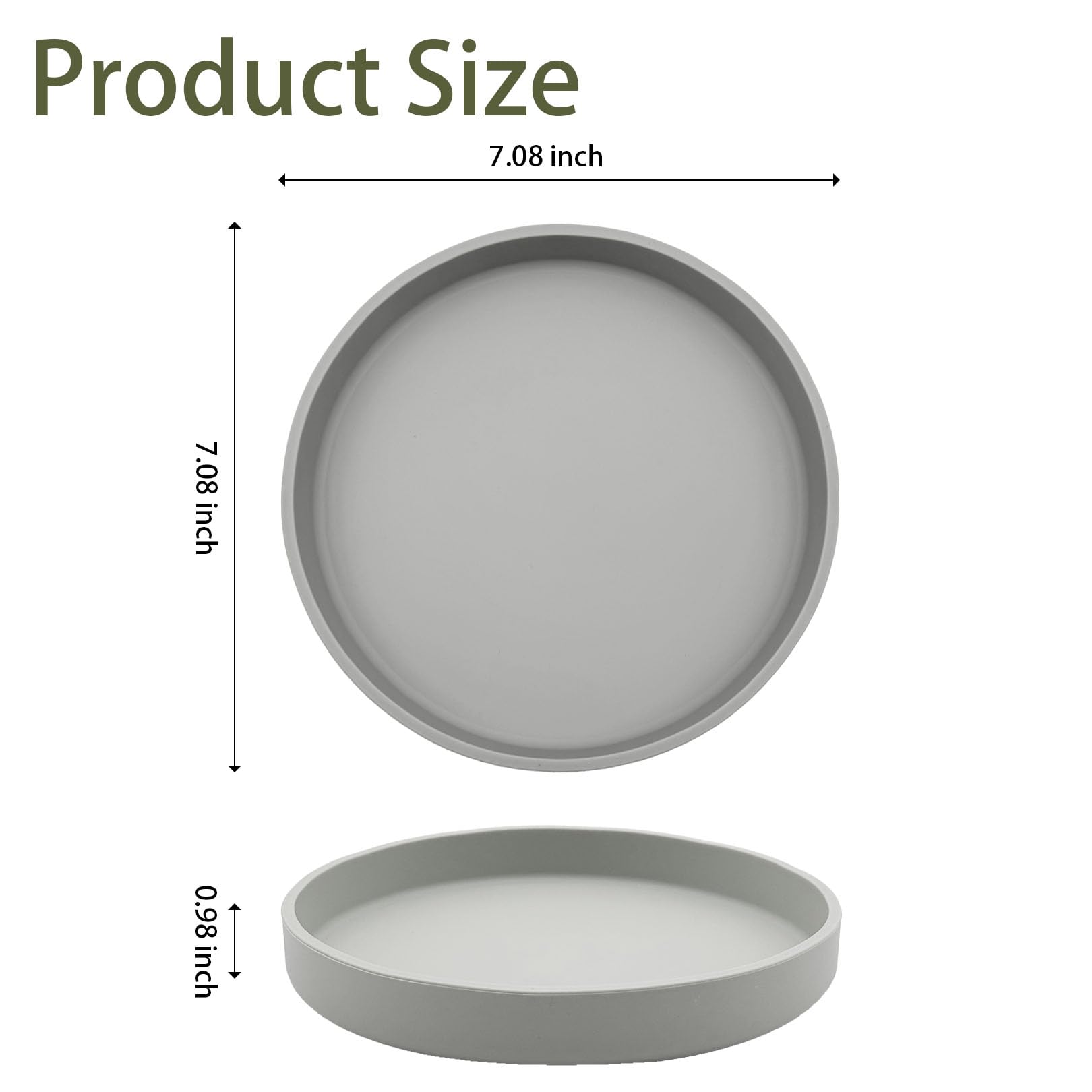 Chuyouan silicone cat dish with soft surface to reduce noise during feeding.
