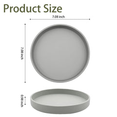 Chuyouan silicone cat dish with soft surface to reduce noise during feeding.
