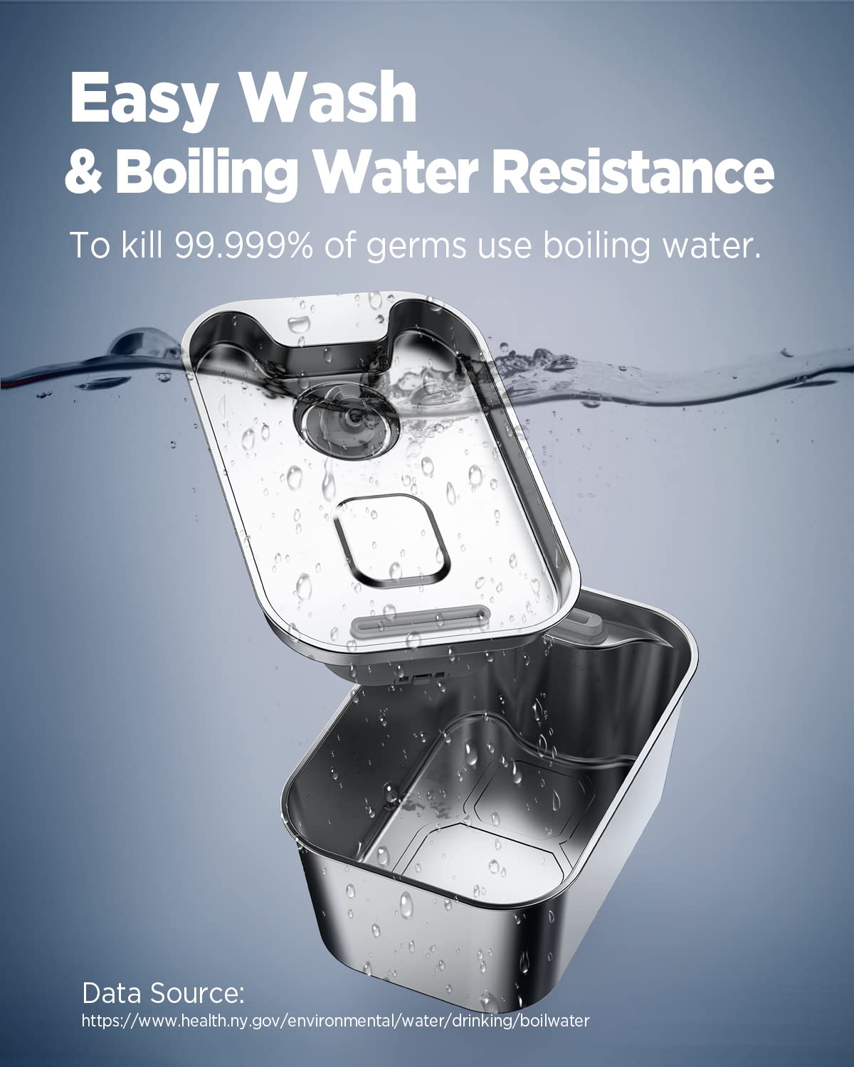 Ciays two-liter capacity image suggests worry-free hydration during trips