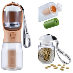 Cibaabo dog water bottle outer bowl view highlights spill-free hydration on the go