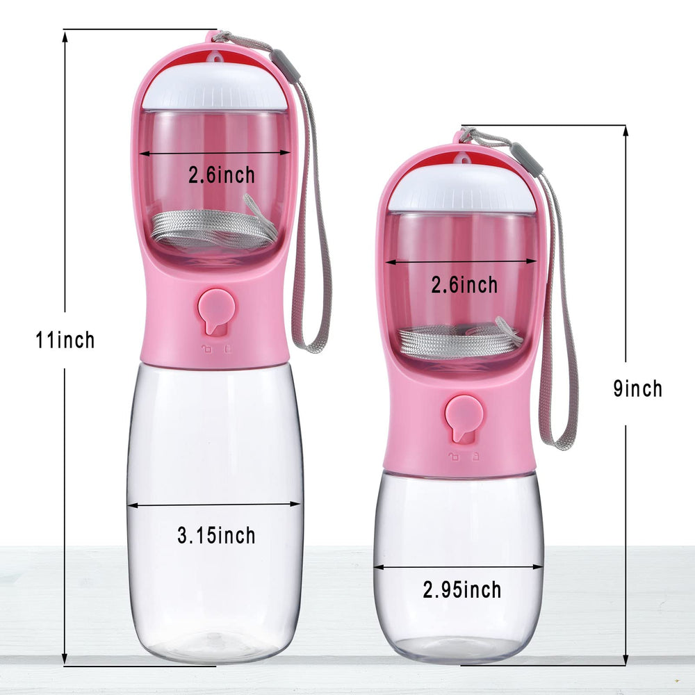 Cibaabo dog water bottle ideal for travel and outdoor adventures.