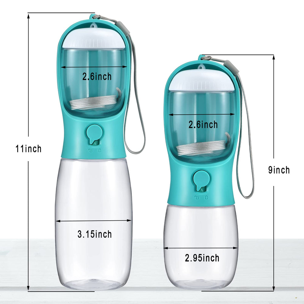 Cibaabo leak-proof lock with silicone loop prevents spills during walks.