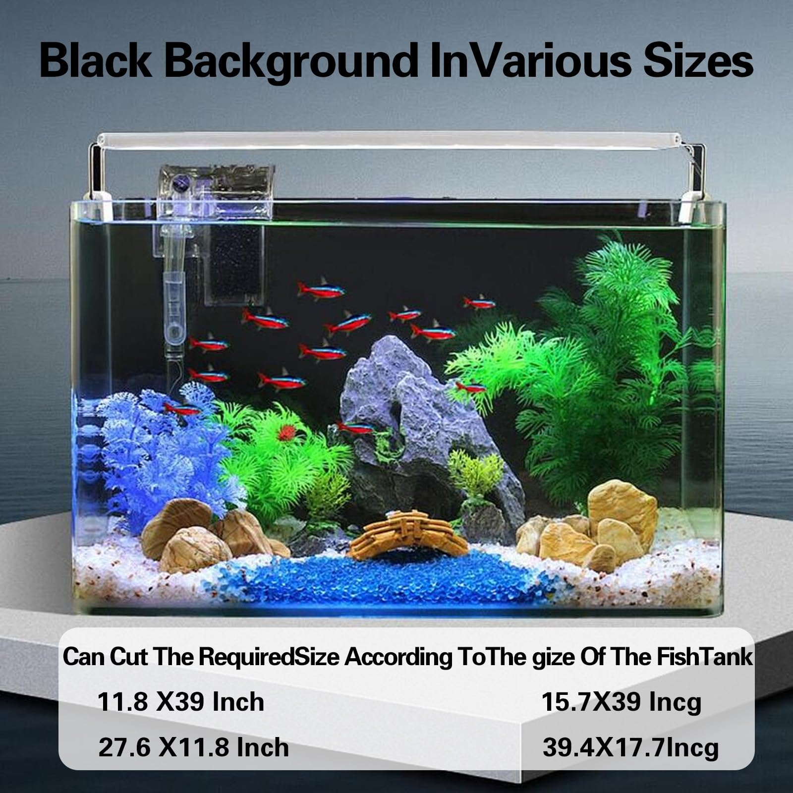 CICK SEED background comes in multiple sizes to fit many tanks