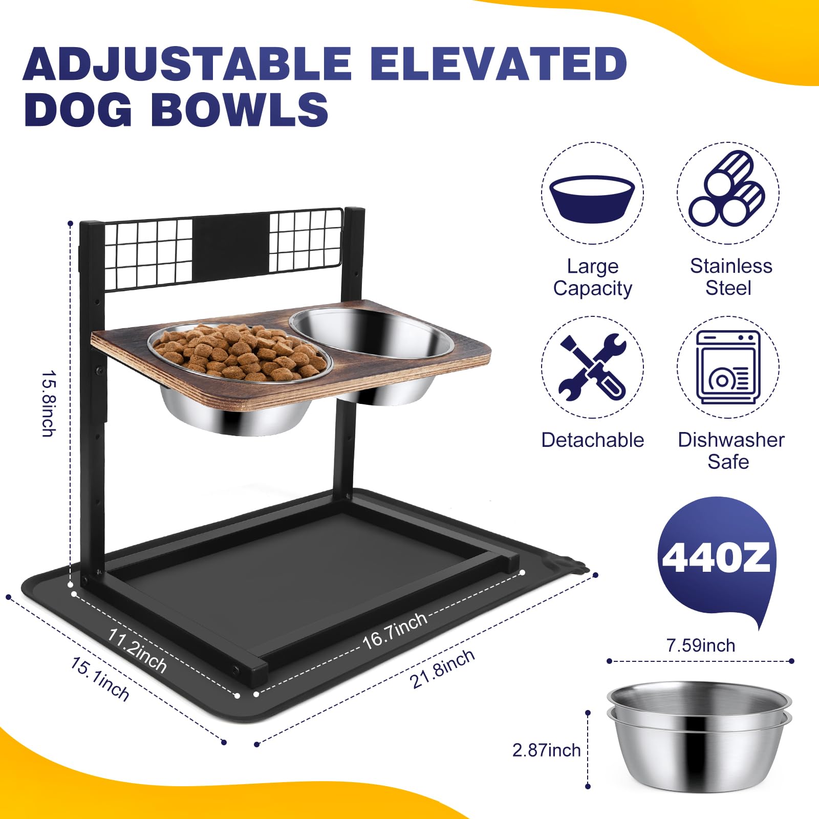 Ciconira spillproof feeding mat keeps mealtimes tidy.