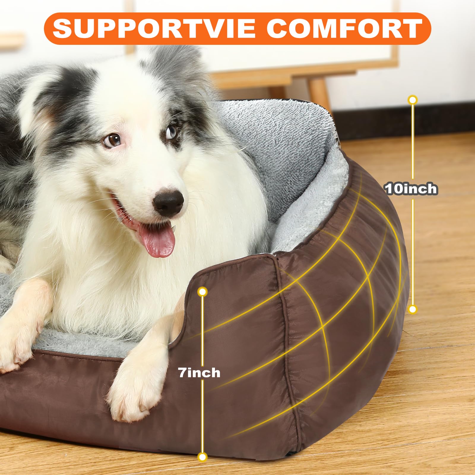CIESMSI washable dog bed for easy cleaning and odor control
