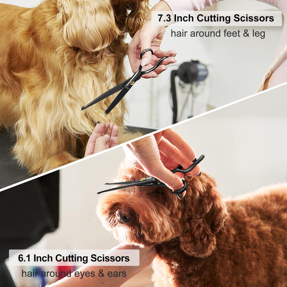 CIICII 7.3 inch thinning scissors reduce bulk without uneven cuts.