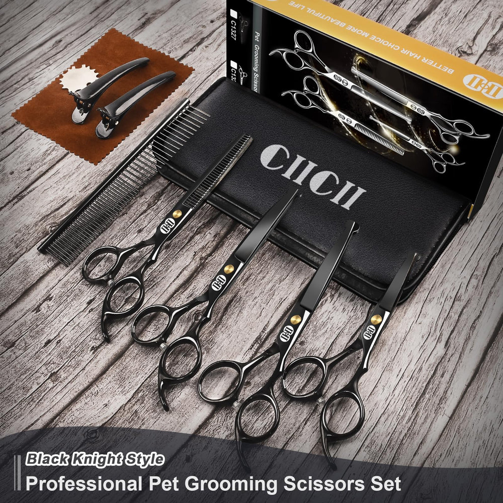 CIICII included gifts hair clips and cleaning cloth for care kit.