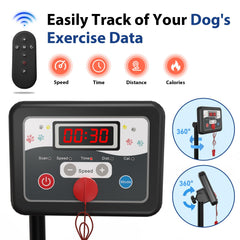 CIIHI C dog treadmill remote control for hands-free speed adjustments during play
