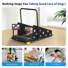 CIIHI C dog treadmill safety side panels prevent dog from stepping off during sessions