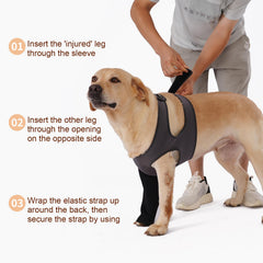 Cilkus Dog Recovery Sleeve easy slip-on closure for effortless wear
