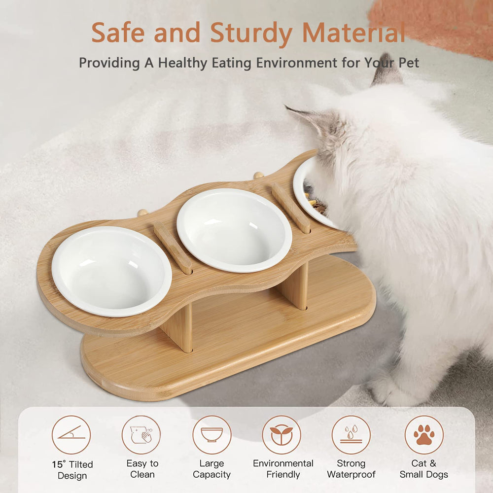 CILXGQLN modern stylish pet feeder complements any room decor.
