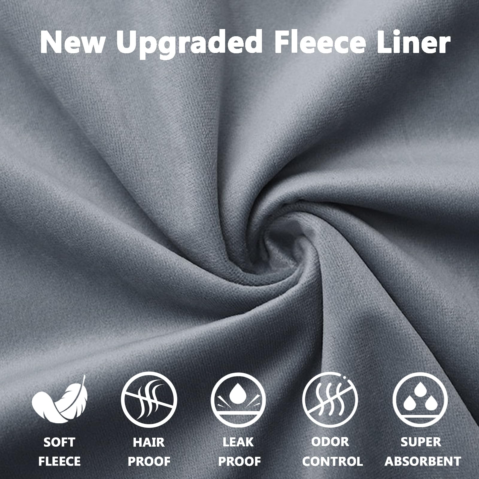 Cimiycob soft fleece close-up illustrating four-layer construction.