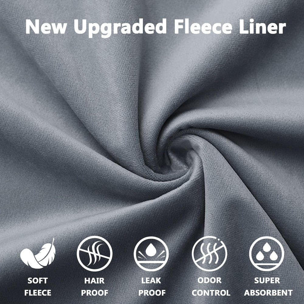 Cimiycob soft fleece close-up illustrating four-layer construction.