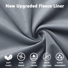 Cimiycob soft fleece close-up illustrating four-layer construction.
