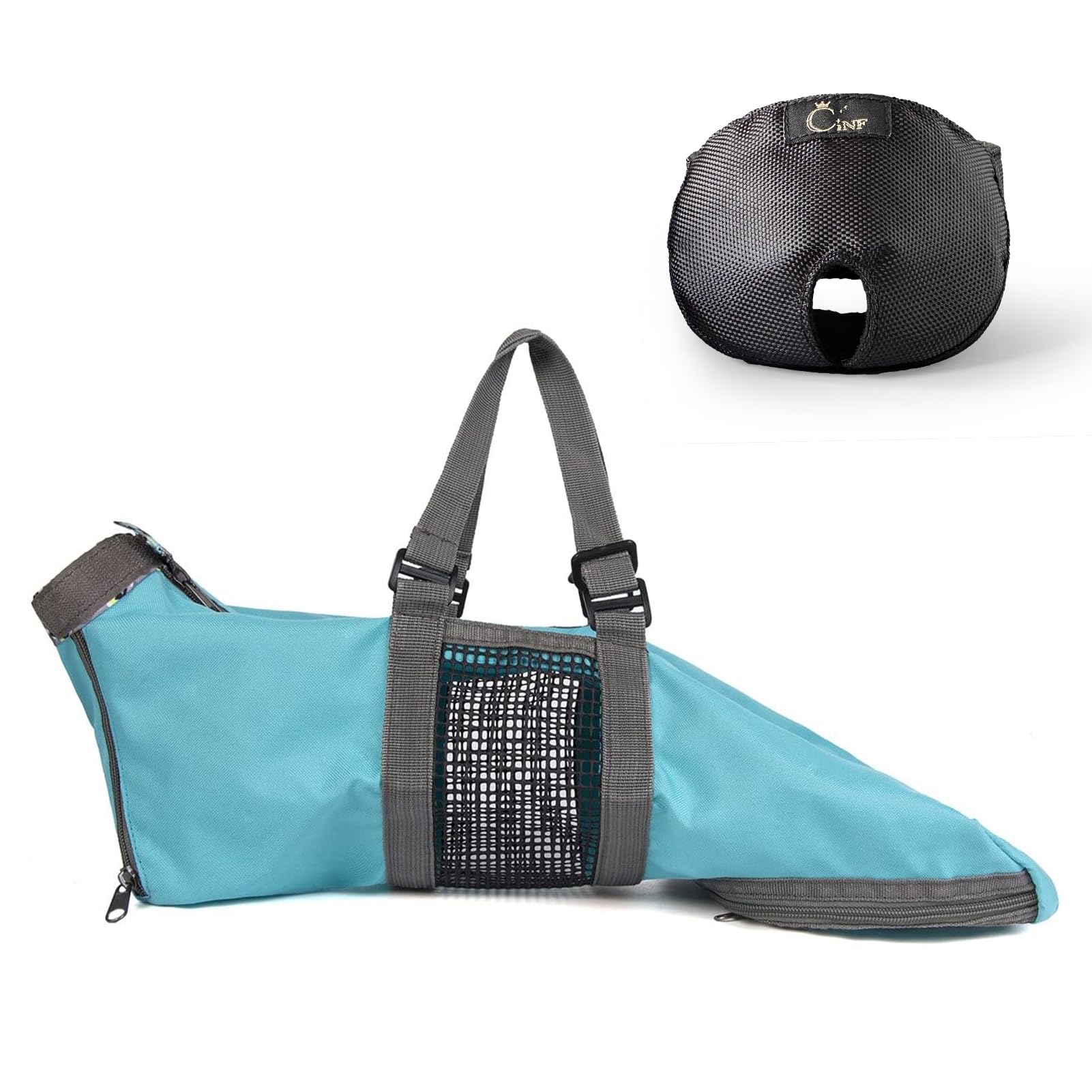 Cinf blue-grooming-bag-nail-trimming supports versatile grooming sessions with less stress.