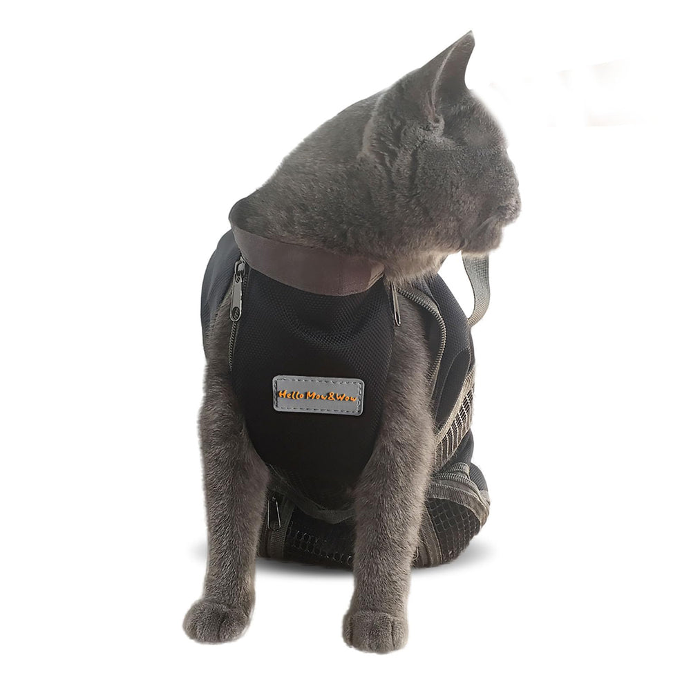 Cinf cat grooming bag ear cleaning and brushing access