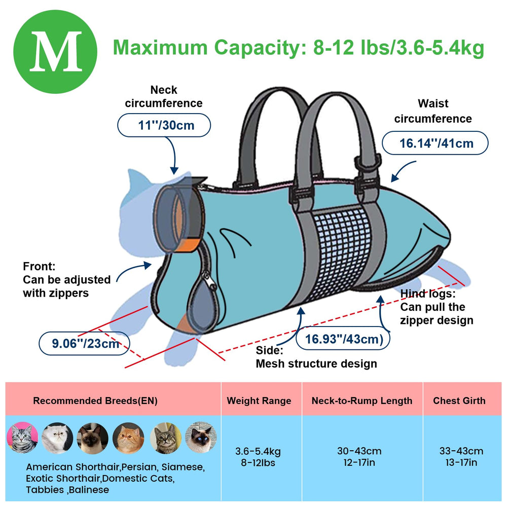 Cinf cat-measurement-guide-size helps verify fit with neck and waist measurements.