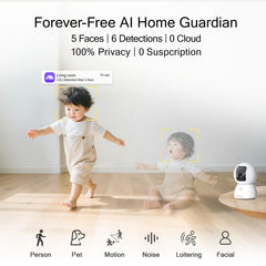 CINMOORE 5G indoor pet-monitoring view helps spot pets' mischief