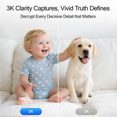 CINMOORE baby monitor with full duplex audio enables two-way comfort for baby and caregiver.