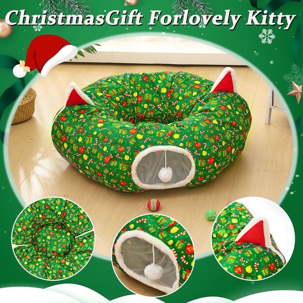 Cinnvoice large donut tunnel under tree creates space for nap and play