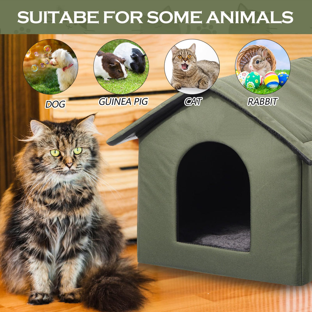 Cinnvoice multiuse outdoor pet house suitable for cats dogs and small animals