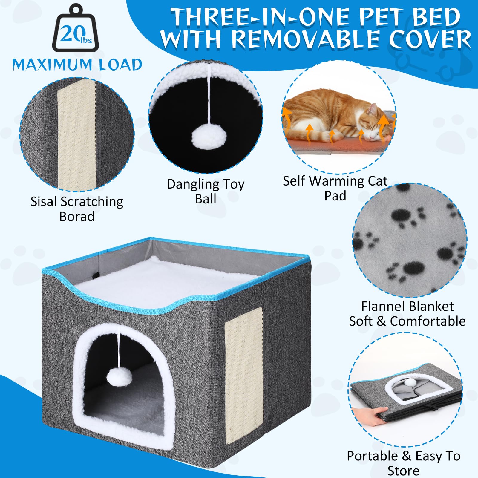 Cinnvoice plush fleece blanket adds extra coziness on cold days.