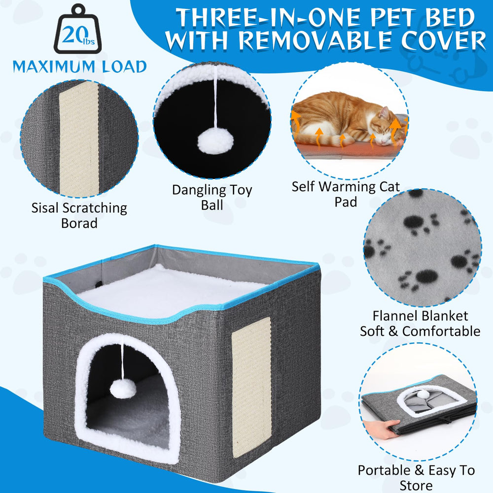 Cinnvoice plush fleece blanket adds extra coziness on cold days.