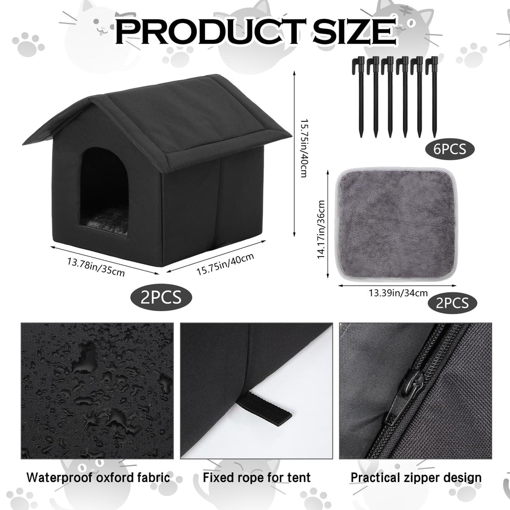 Cinnvoice self-heating cat pad with soft fluffy fabric for warmth on cold nights.