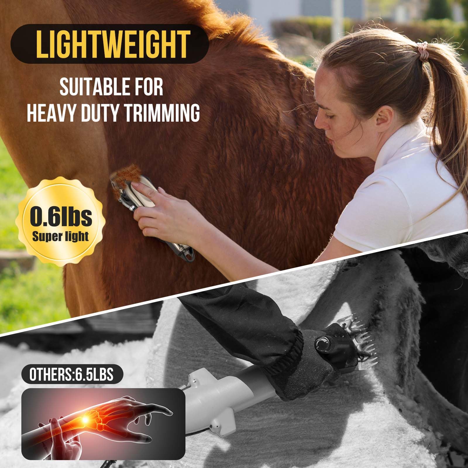 Ciphuoly detachable blade allows easy cleaning after sessions.