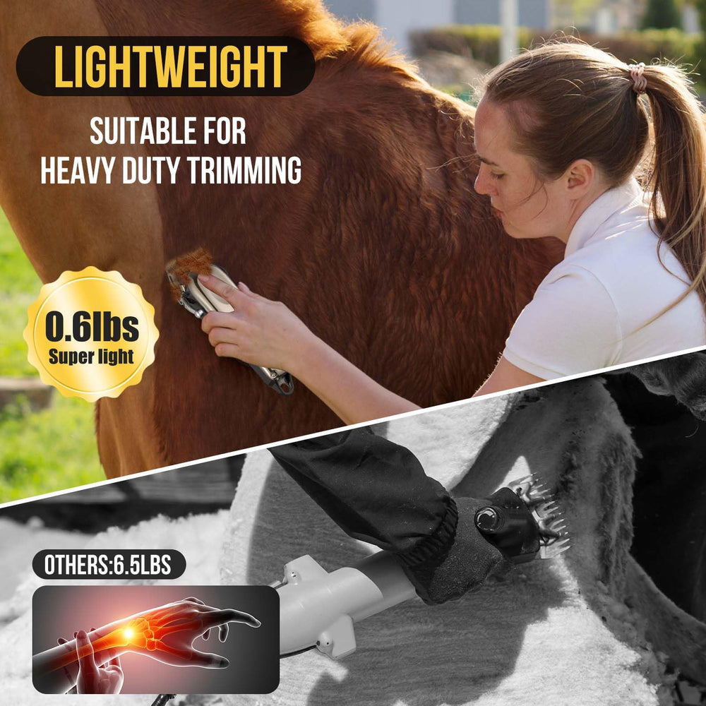 Ciphuoly detachable blade allows easy cleaning after sessions.
