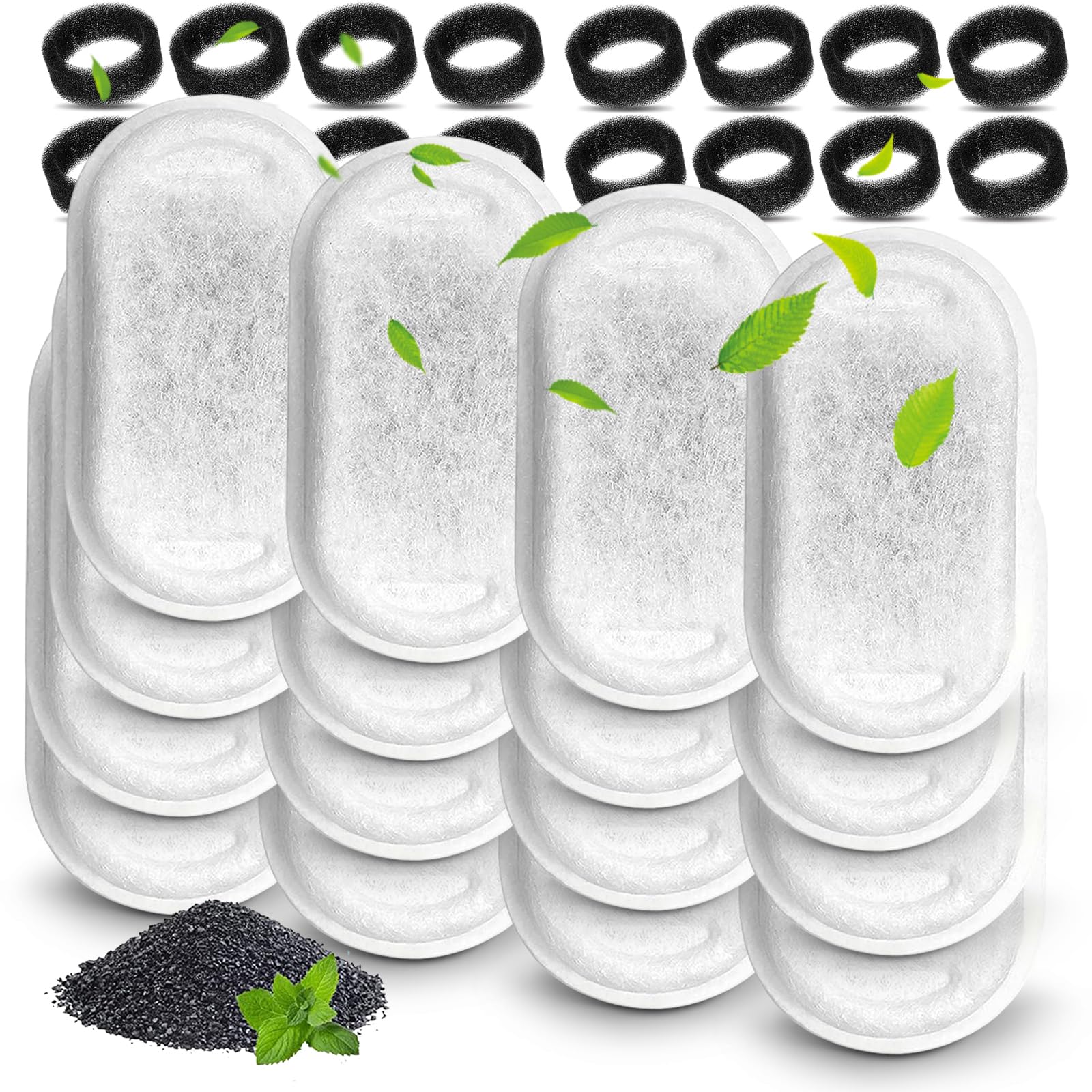Cirfifth cat fountain filters 8-pack for cleaner-tasting water.