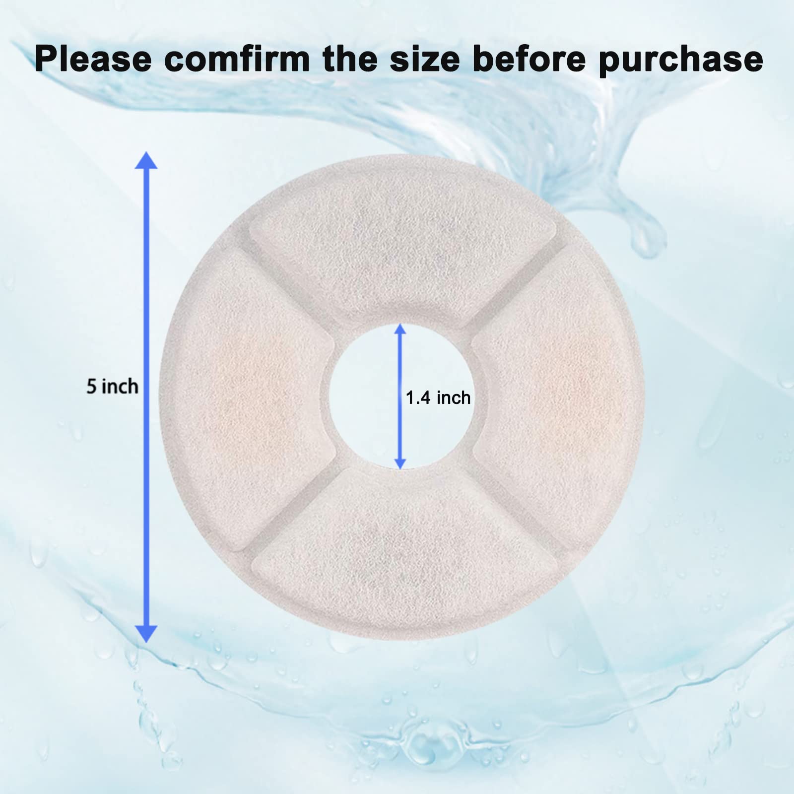 Cirfifth pack 12 filtros, opción conveniente para agua fresca.