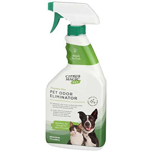 Citrus Magic Pet Odor Eliminator for urine odors around home offers fast relief.