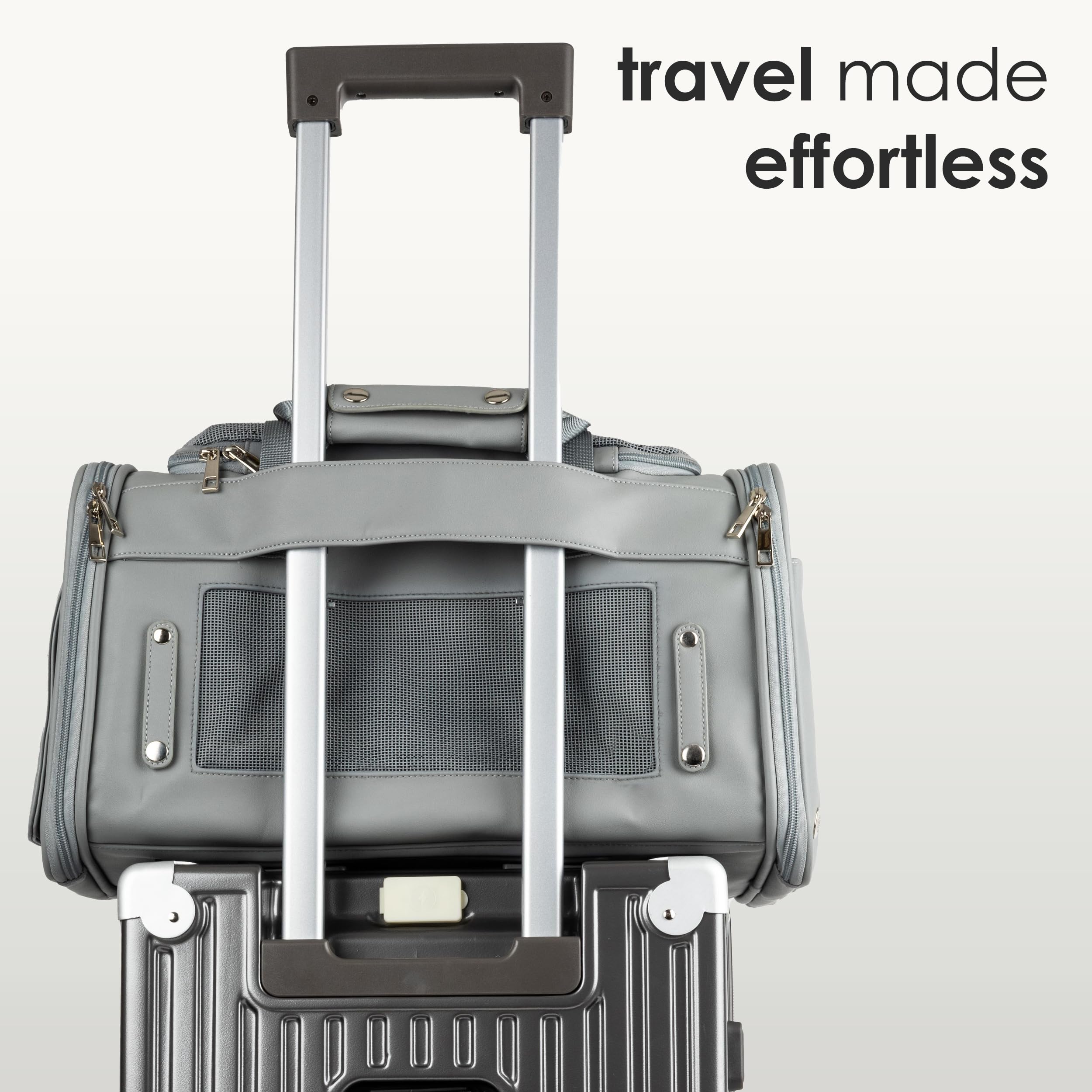 CITRUSY TSA airline-approved pet carrier durable construction for long-haul or car trips