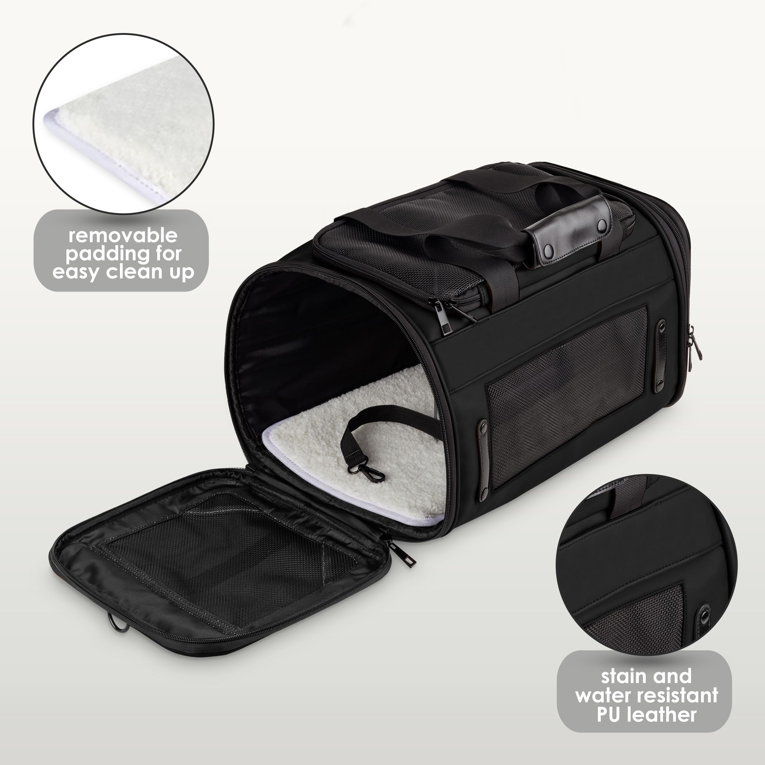 Citrusy TSA pet carrier XS/S airline approved for easy boarding.