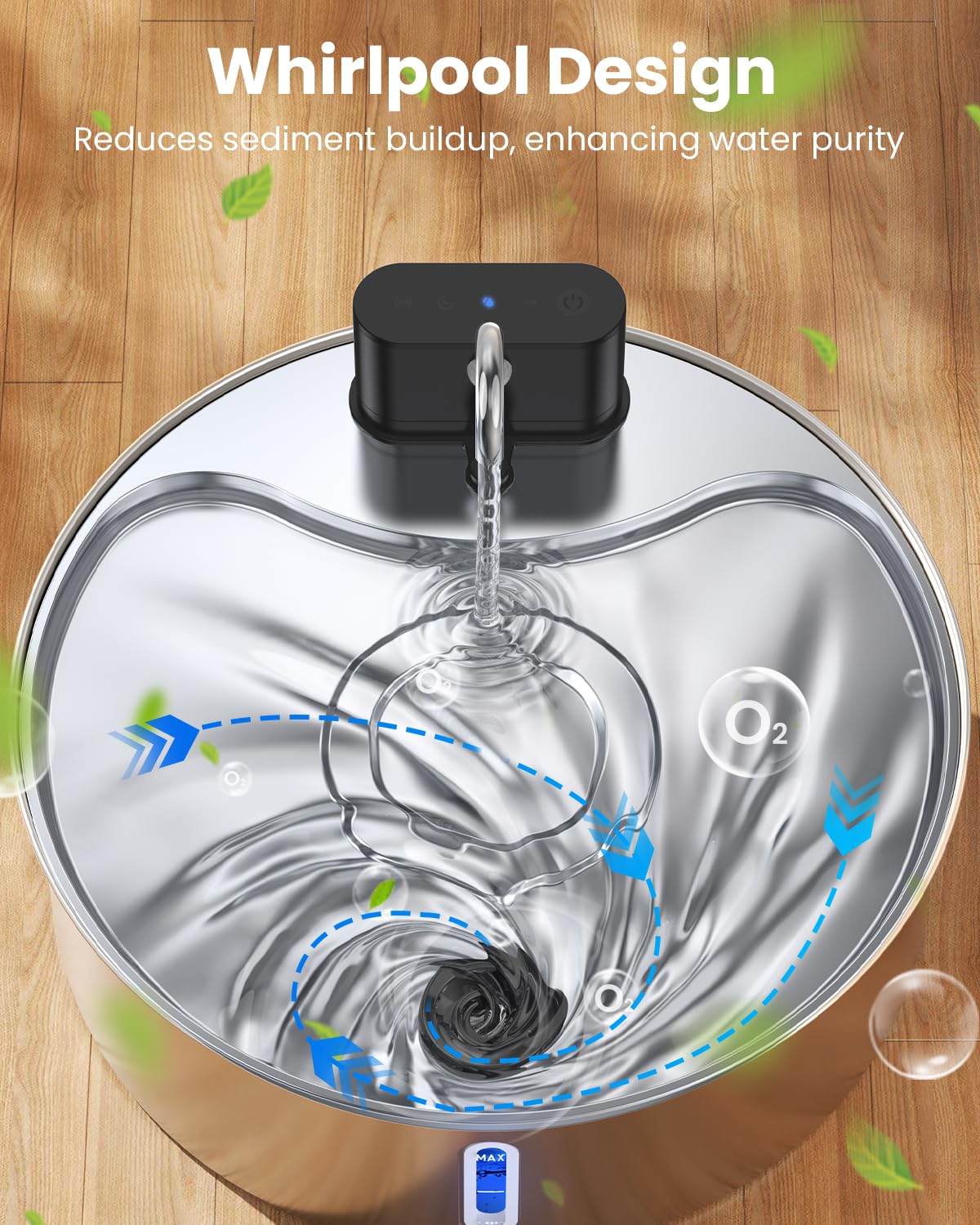 Cityflee five-layer-filter closeup communicates comprehensive debris capture for cleaner drinking water.