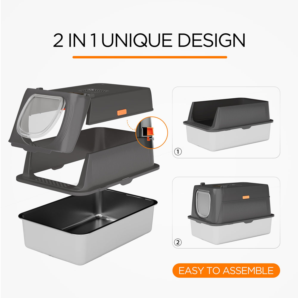 Citylife carbon-filter odor control helps keep rooms fresher between litter changes