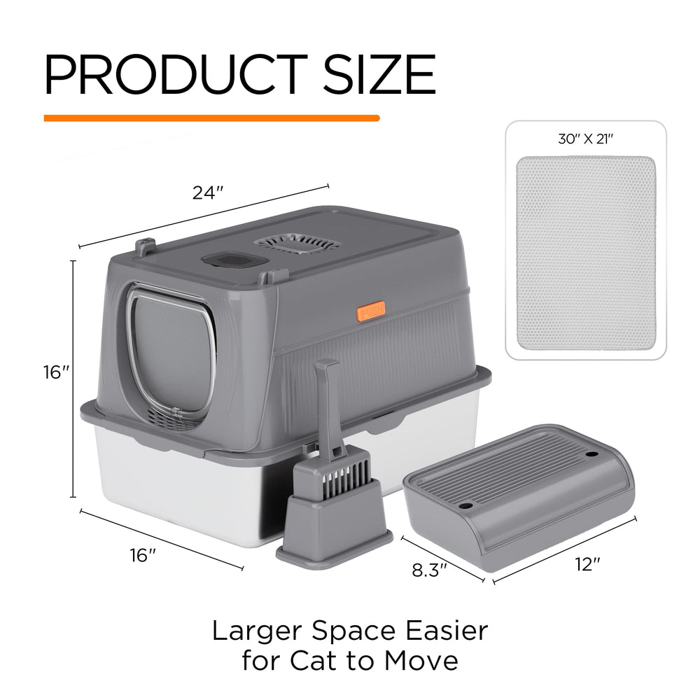 Citylife large-capacity 40-liters box enables longer intervals before refilling