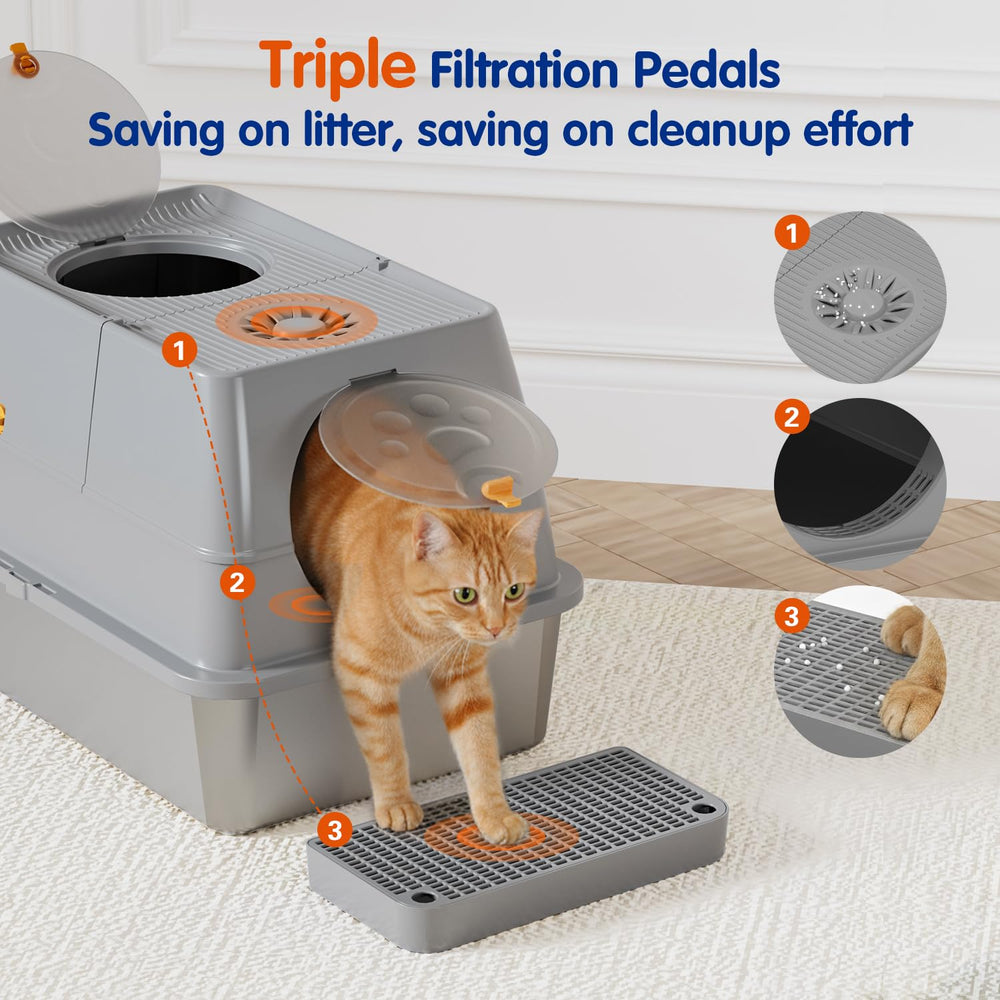 Citylife XL litter box offers ample space for comfortable movement