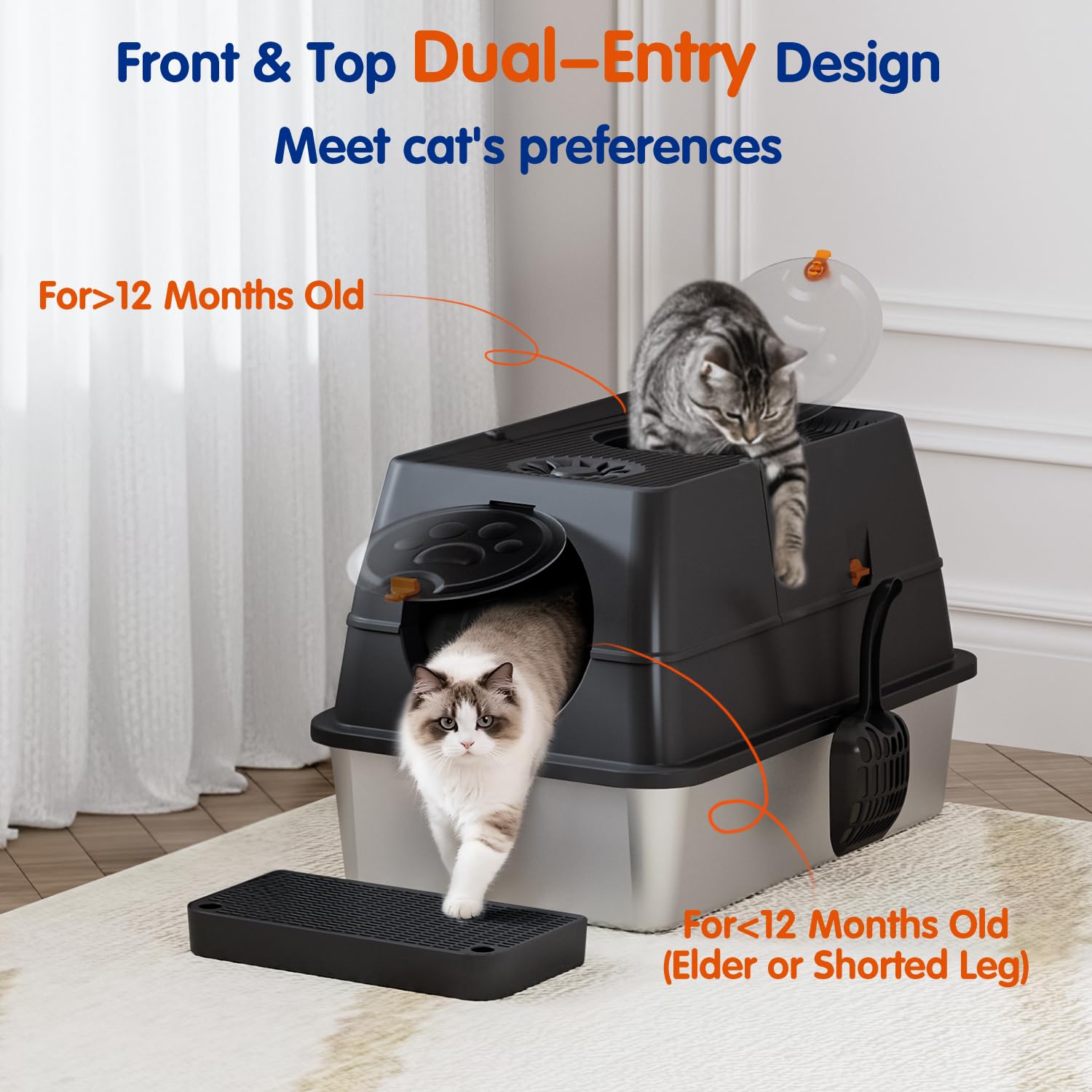 Citylife front-entry pedal detail emphasizes smooth operation and cleaner scooping experience.