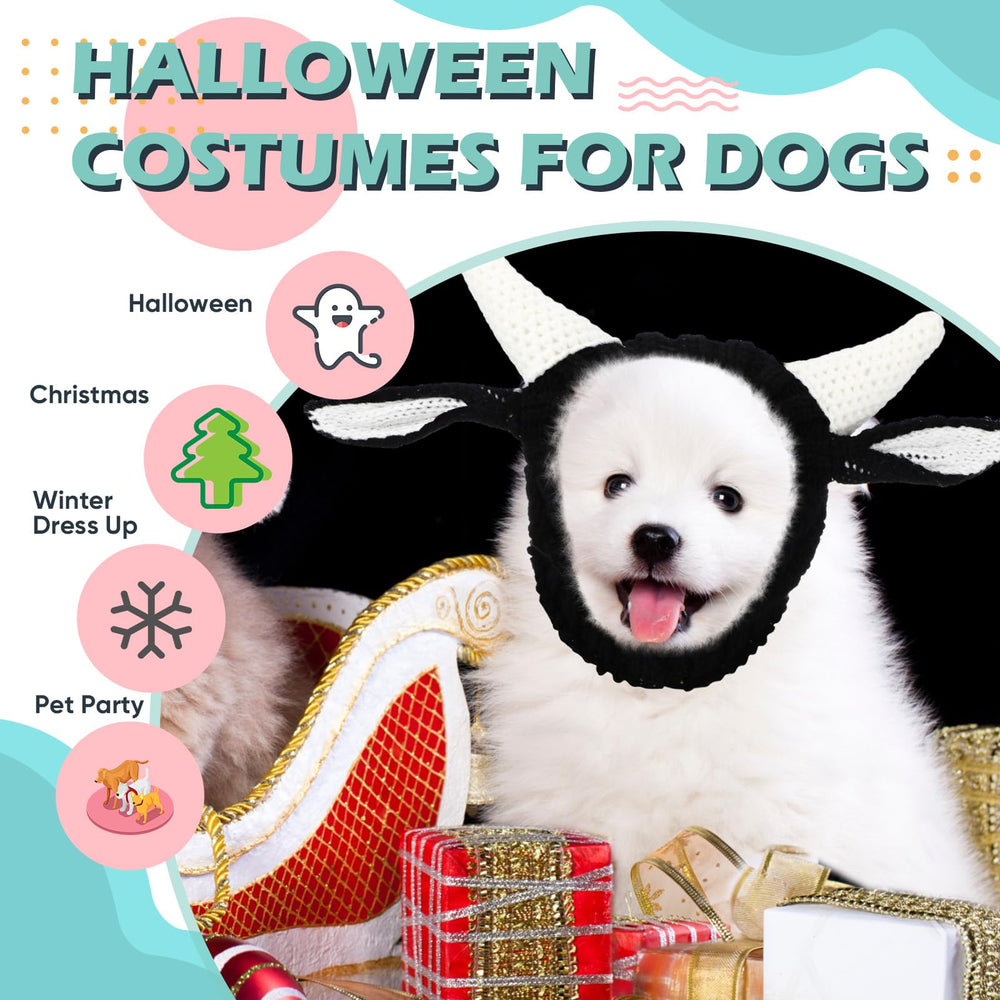 Civaner dog snood noise protection ear wrap for calmer noisy environments.