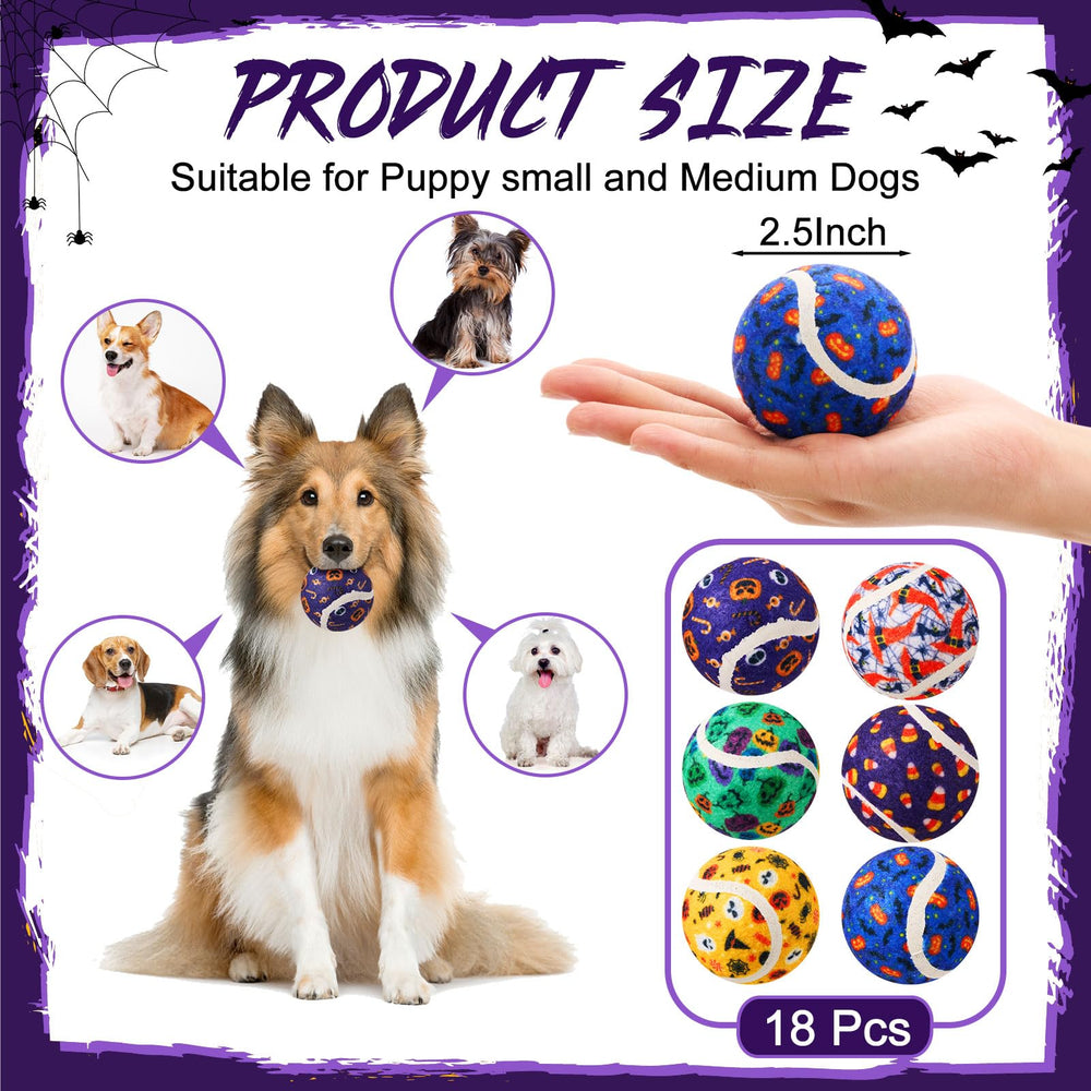 Civaner Halloween dog toy set with six designs for solo or interactive play